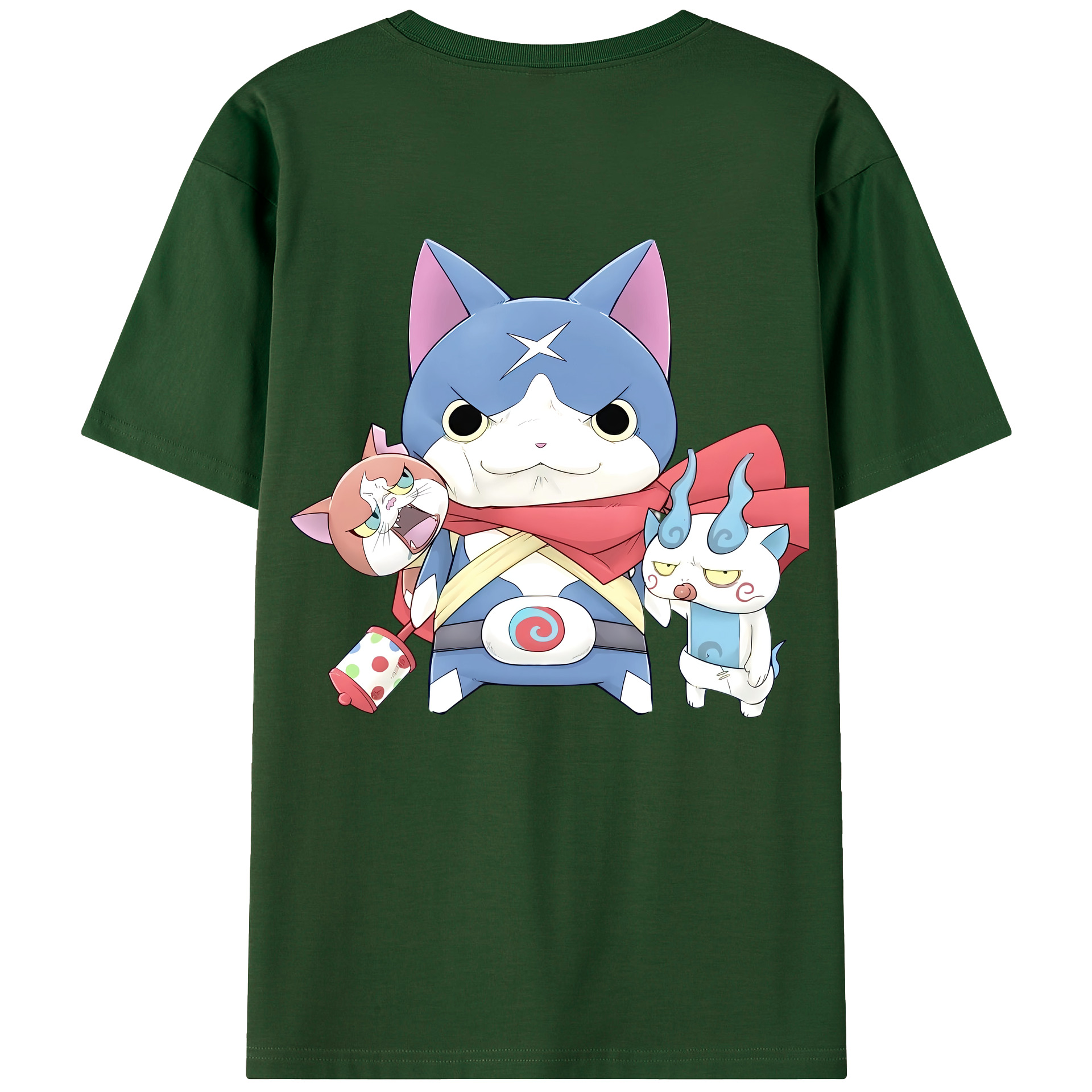 （画像用） 妖怪ウォッチ Yo-kai Watch 綿100％半袖Tシャツ（背面プリント）